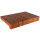 Cross-cut thermo beechwood chopping block, oiled 60 x 40 x 5 cm with stop angle