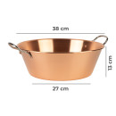 Copper jam pot Ø 38 cm - 9 Liter - stainless steel...