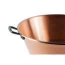 Copper jam pot Ø 38 cm - 9 liters - cast iron handle