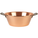 Copper jam pot Ø 40 cm - 12 liters - cast iron handle