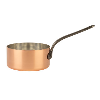 Copper casserole Ø 18 cm, tinned with cast iron handle