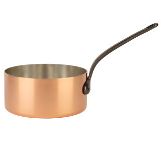 Copper casserole Ø 20 cm, tinned with cast iron handle
