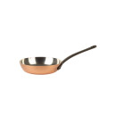Copper pan Ø 20 cm, tinned with cast iron handle