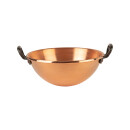 Copper whipping bowl Ø 26 cm, with two cast iron handles