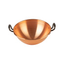 Copper whipping bowl Ø 26 cm, with two cast iron handles