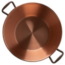 Copper jam pot suited for induction stoves - jam bassin Ø 40cm - 12 liter - cast iron handles
